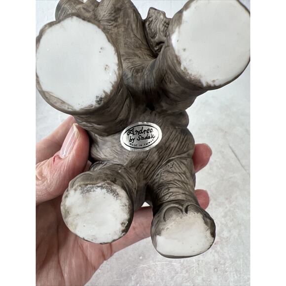 Vintage‎ Adorable Andrea By Sadek Baby Elephant Figurine - Picture 6 of 9